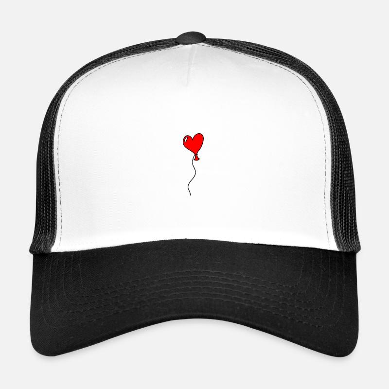 Herz Luftballon Liebe Trucker Cap