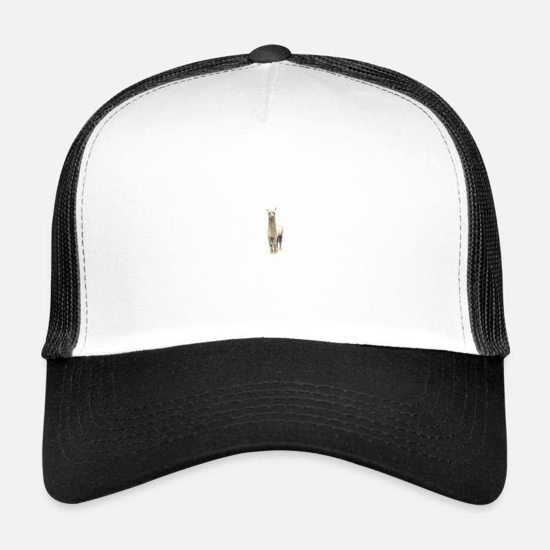 Lama - Trucker Cap - Weiß/Schwarz