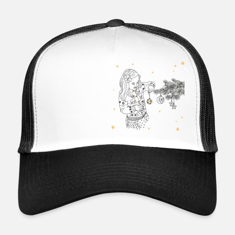 Weihnachten Baum schmücken Trucker Cap