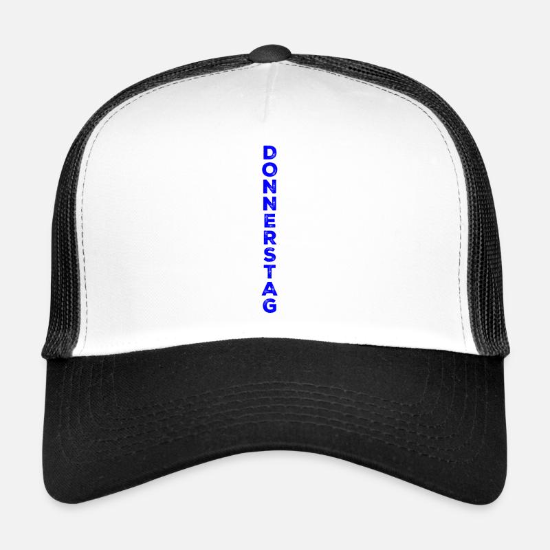Jeudi - bleu Casquette trucker 