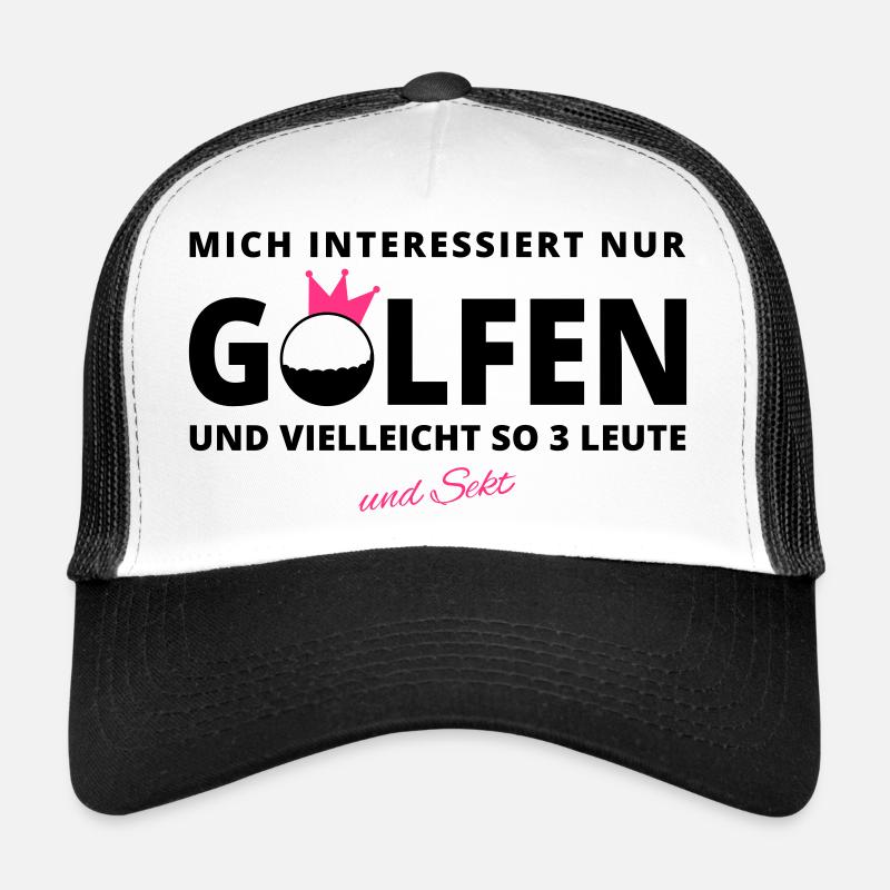 GOLFER-INTERESSE Sekt Trucker Cap