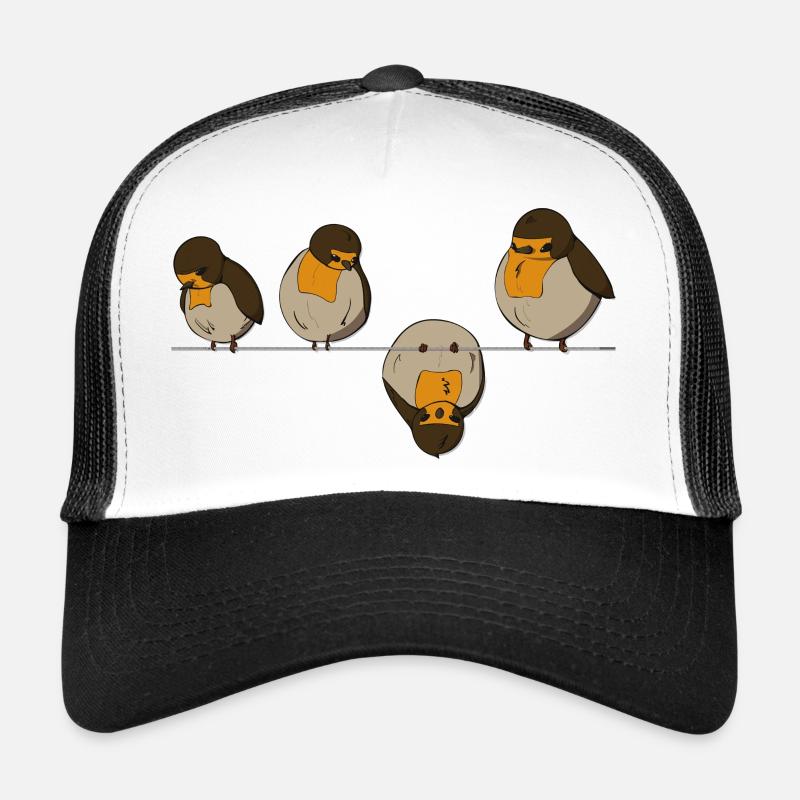 Oiseaux sur un fil Casquette trucker 