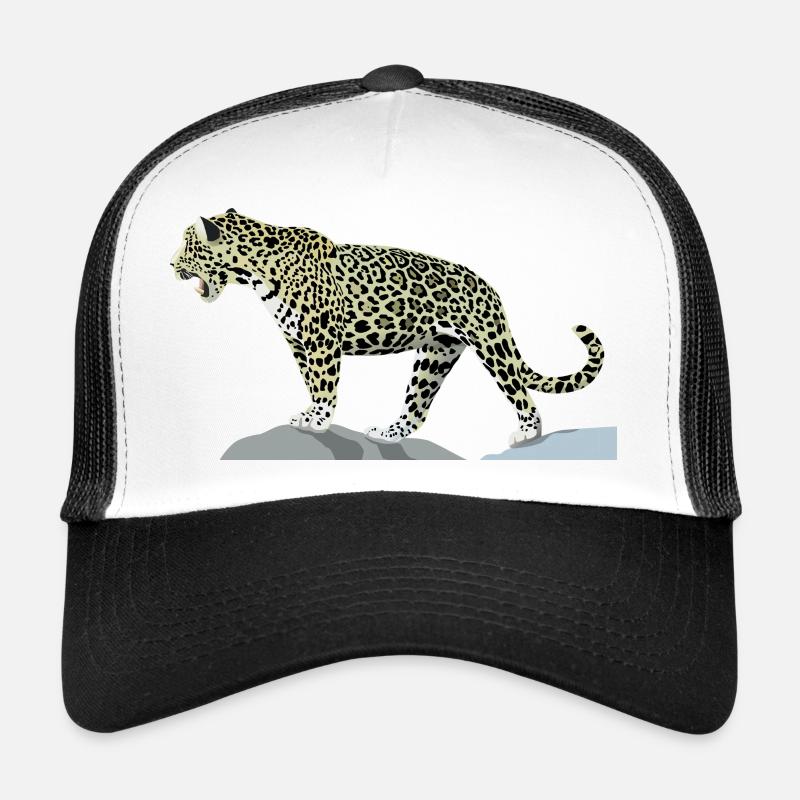 Der Jaguar Charko - Trucker Cap - Weiß/Schwarz