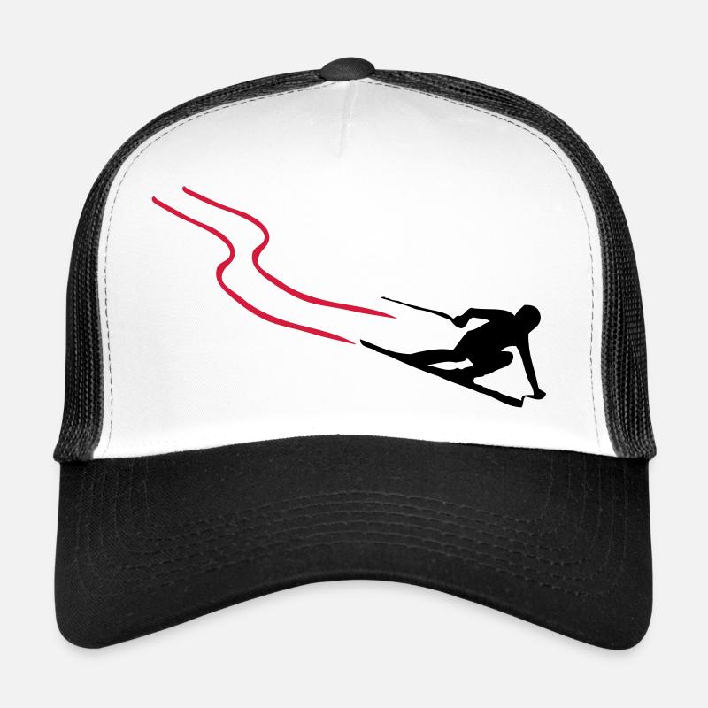 ski - Trucker Cap - white/black