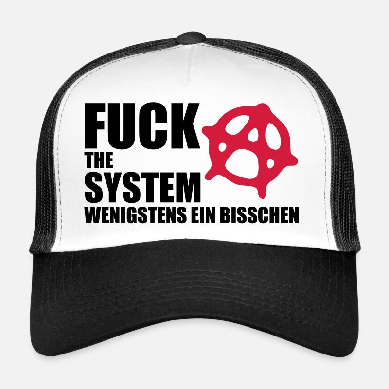 fuck_the_system_2 Casquette trucker 