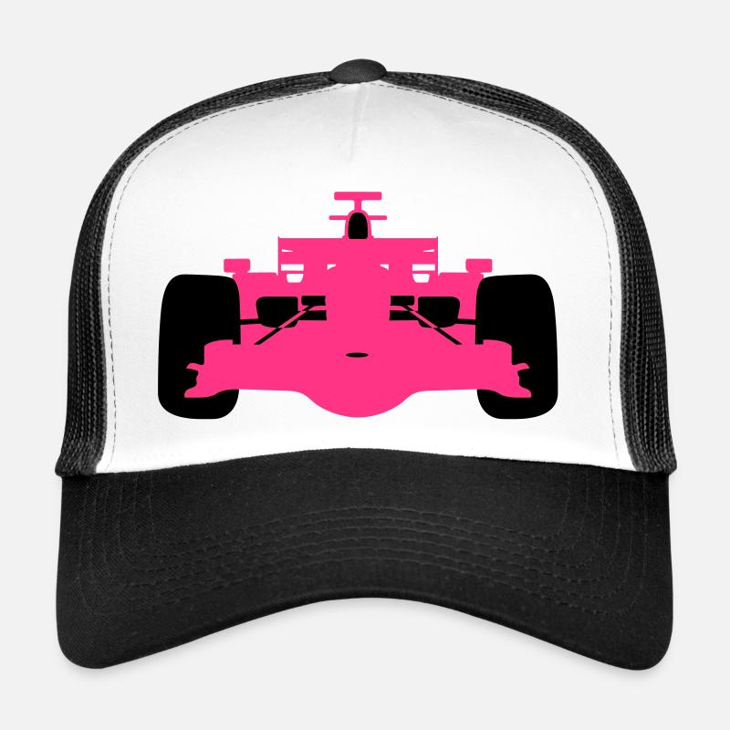 F1 #4 - Trucker Cap - white/black