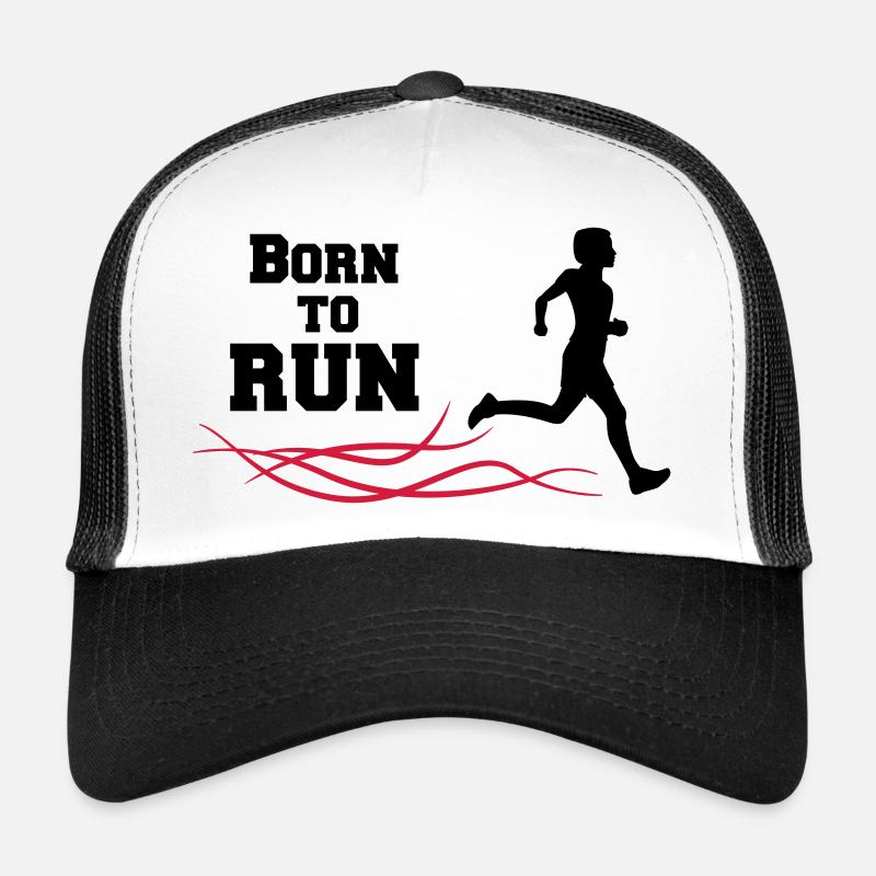 geboren um zu laufen Trucker Cap