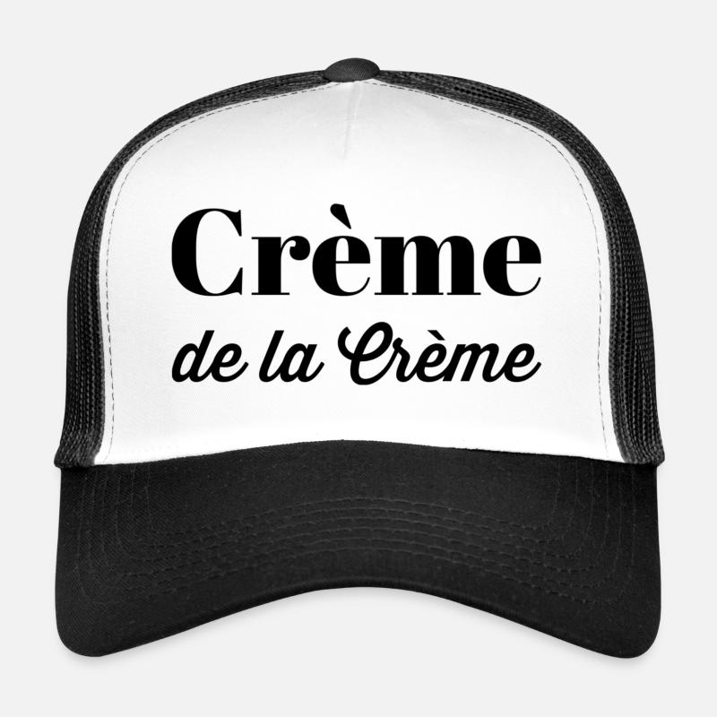 Crème de la crème – Französischer Statement Spruch Trucker Cap