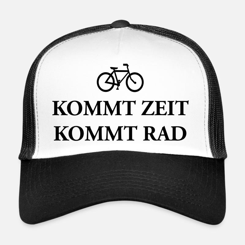 Kommt Zeit Rad - Trucker Cap - Weiß/Schwarz