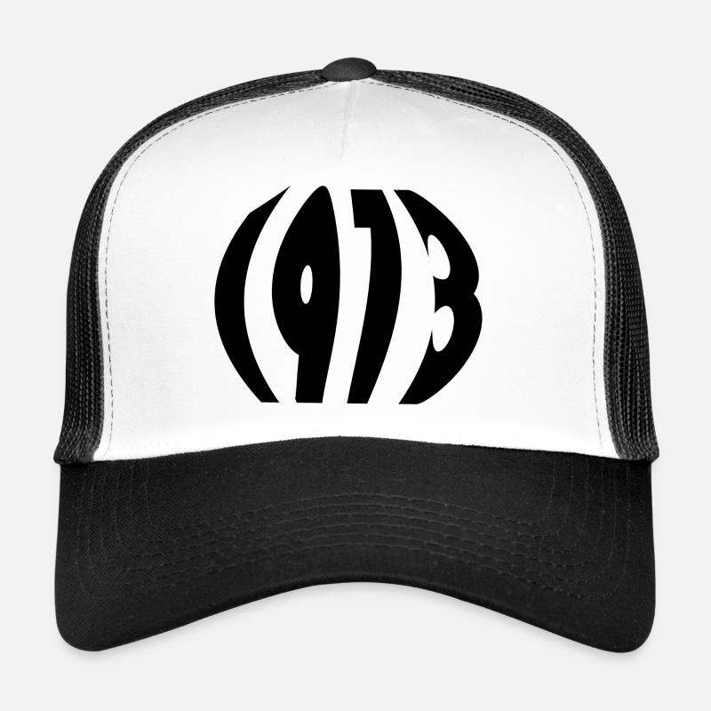 1973 - Trucker Cap - Weiß/Schwarz