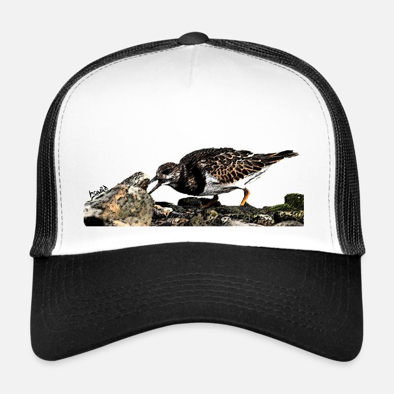 HGWild - Steinwälzer - Trucker Cap - Weiß/Schwarz