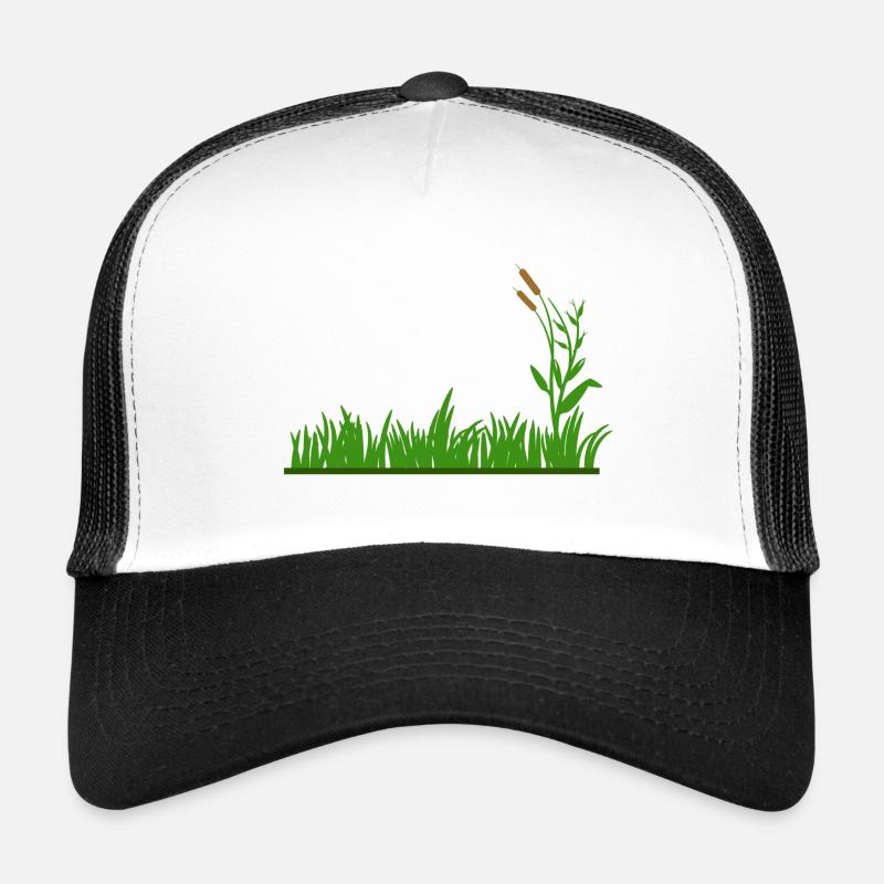 Wiese - Trucker Cap - Weiß/Schwarz