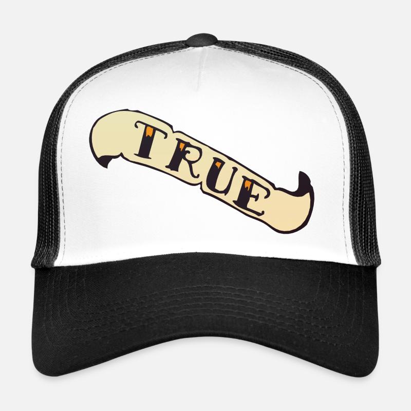 true banderole old school Casquette trucker 