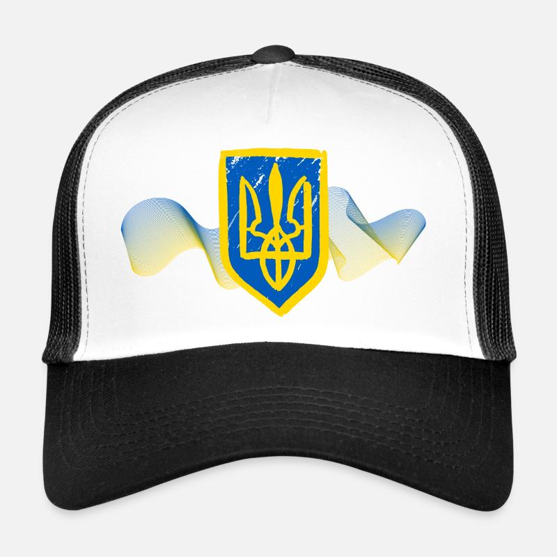 Ukrainian Trident Emblem Design Trucker Cap