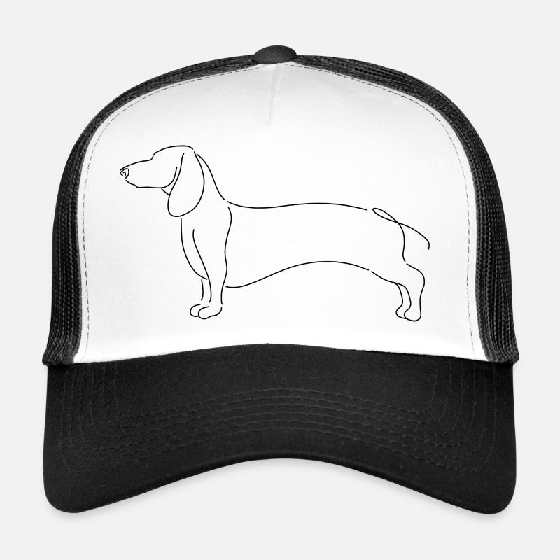 Teckel Minimaliste Casquette trucker 