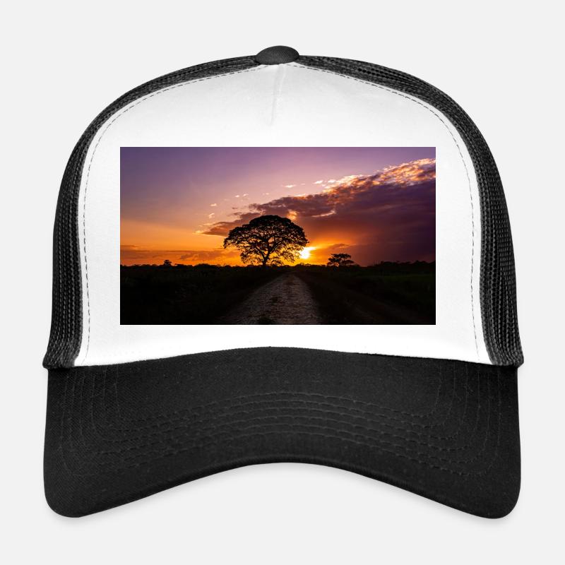 coucher de soleil au Venezuela Casquette trucker 