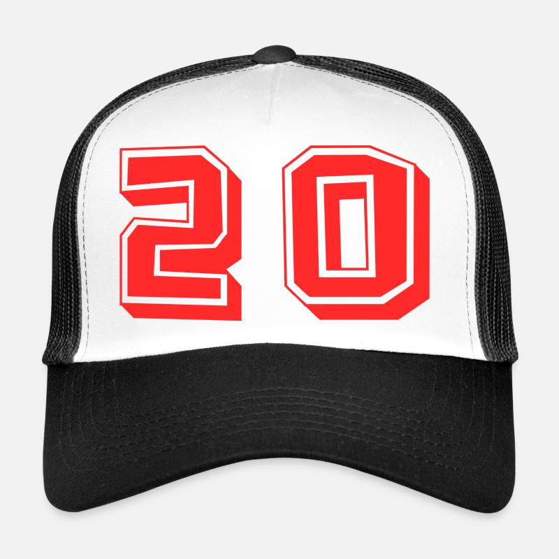 20 ANS. 20e ANNIVERSAIRE. ANNIVERSAIRE 20 ANS. 20 Casquette trucker 