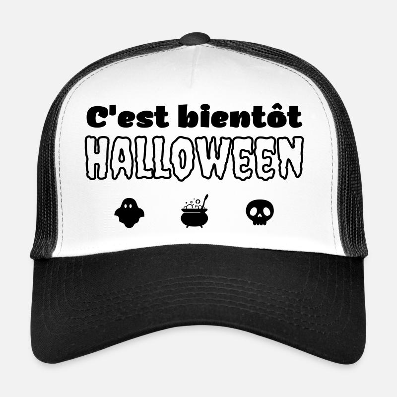 Soon halloween - Trucker Cap - white/black