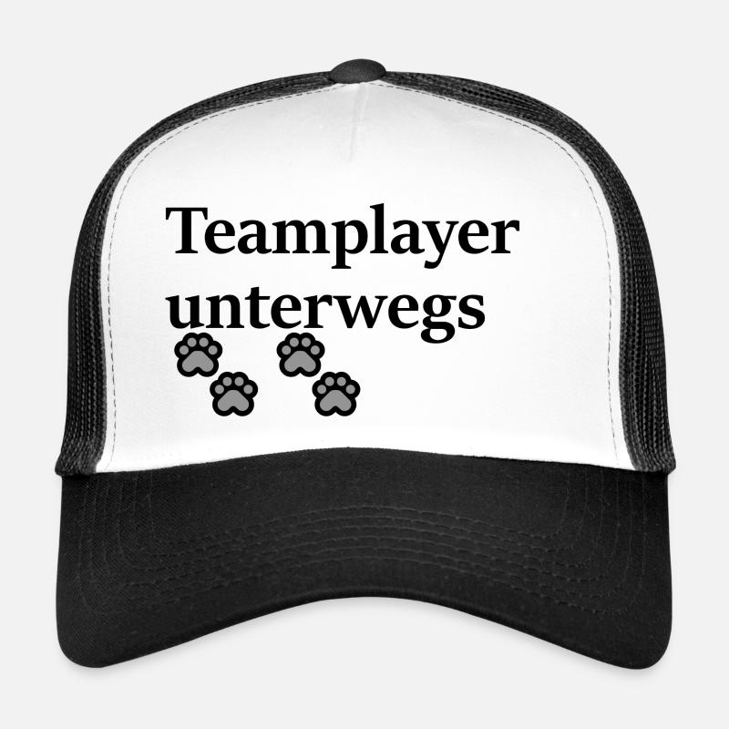 Teamplayer gibt es bei Zwei-und Vierbeinern. Trucker Cap