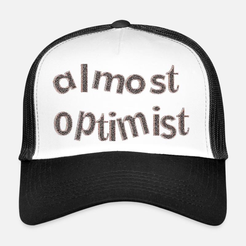 optimist - Trucker Cap - Weiß/Schwarz