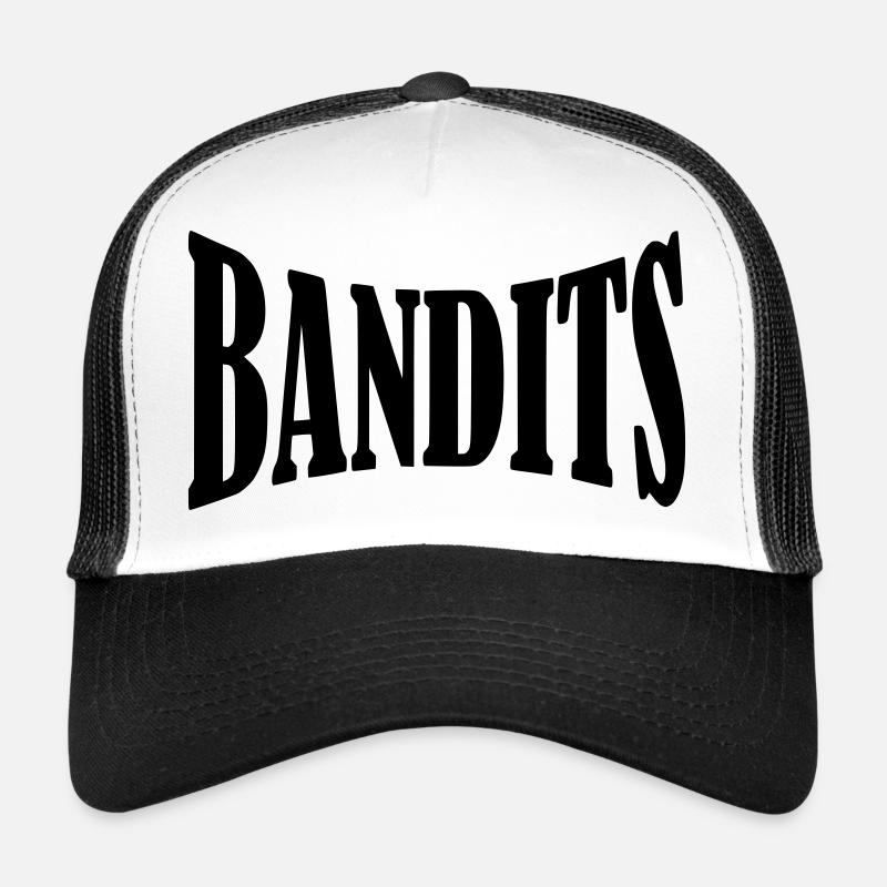 bandit bandits shirt - Trucker Cap - Weiß/Schwarz