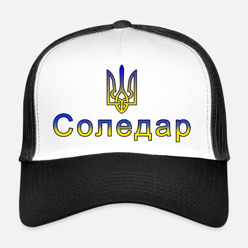 Soledar Ukraine - Trucker Cap - white/black
