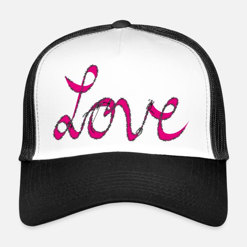 love - Trucker Cap - white/black