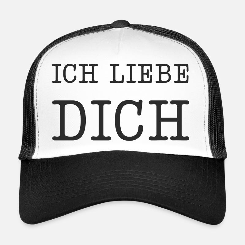Ich liebe dich Trucker Cap