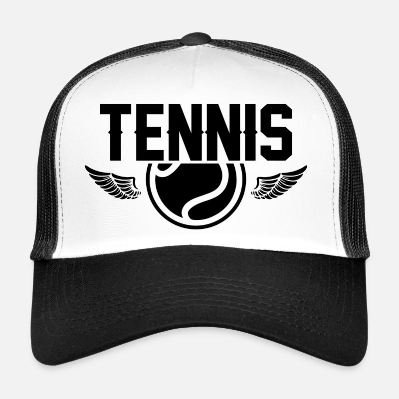tennis - Trucker Cap - Weiß/Schwarz