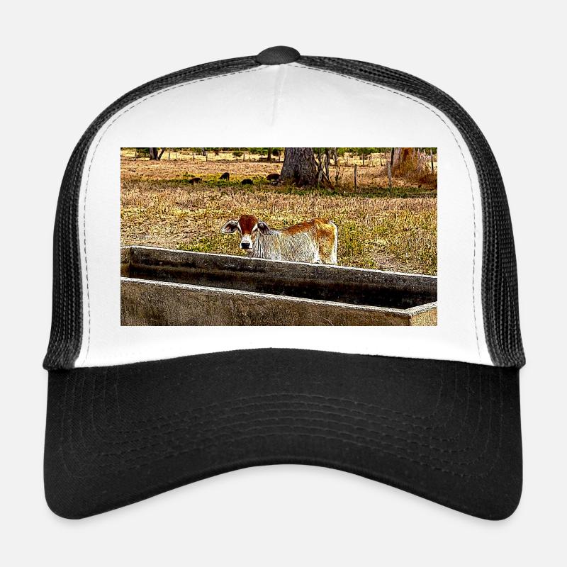 Das kleine Kalb - Trucker Cap - Weiß/Schwarz