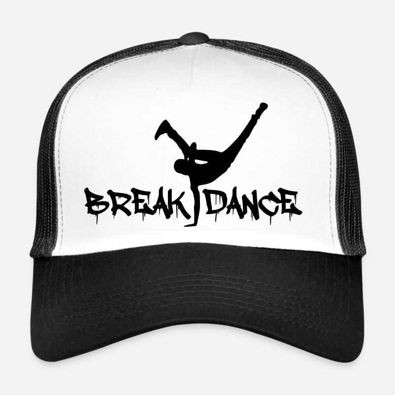 Breakdancing - Trucker Cap - white/black