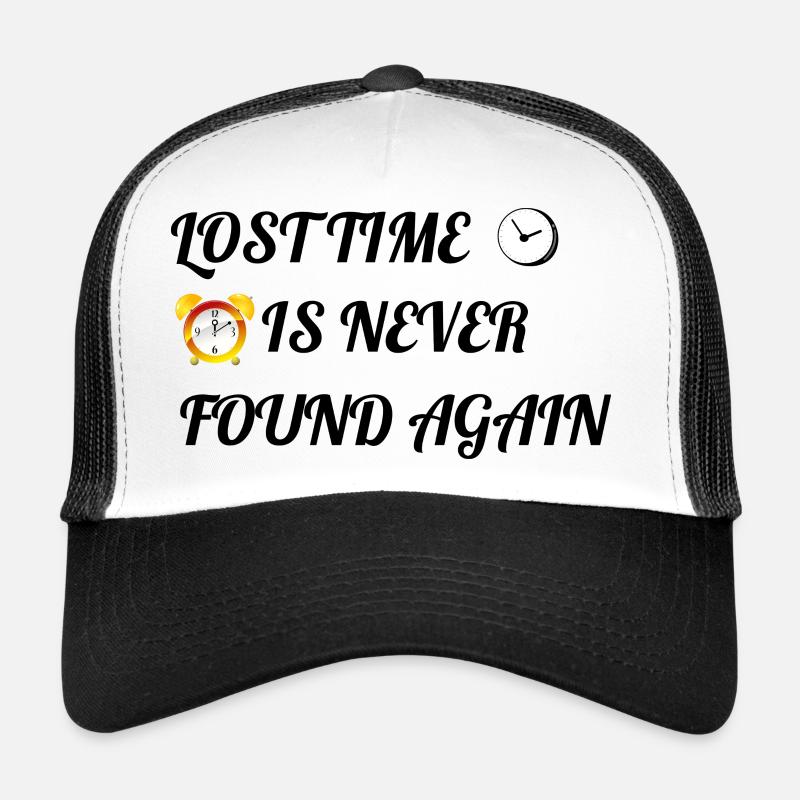 Le temps perdu n’est jamais retrouvé Casquette trucker 