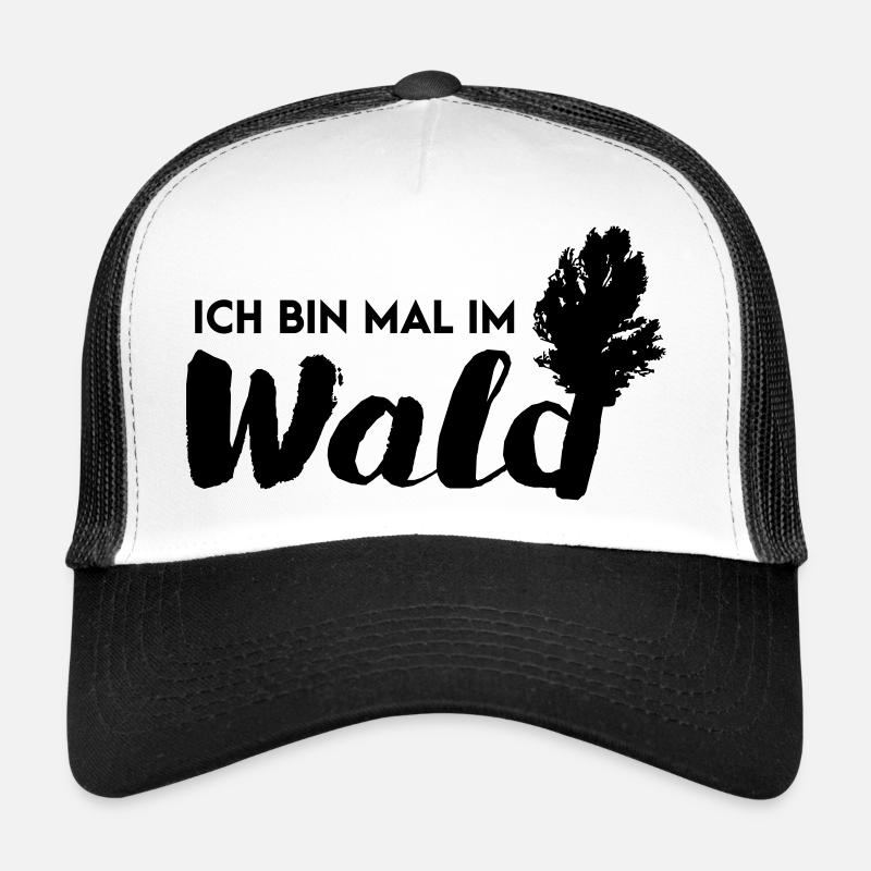 Im Wald - Trucker Cap - Weiß/Schwarz