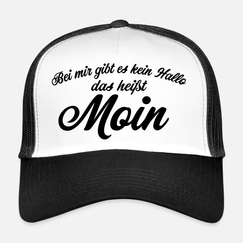 Lustiger Spruch Moin Geschenk Trucker Cap