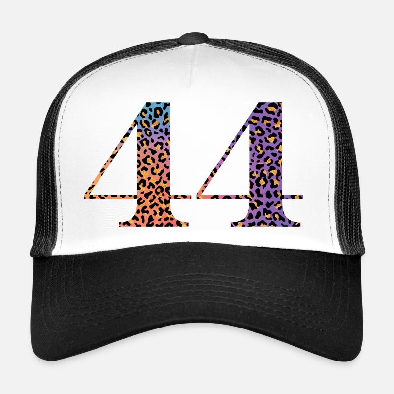 44th Birthday Leopard Trucker Cap