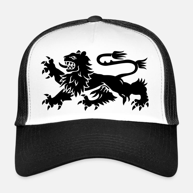 löwe - Trucker Cap - Weiß/Schwarz