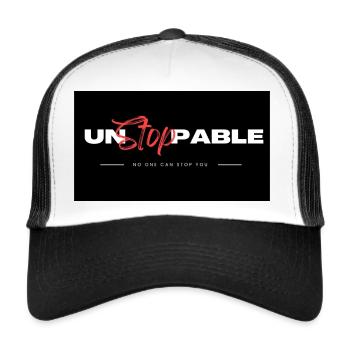 Unstoppable - Trucker Cap - white/black - Front