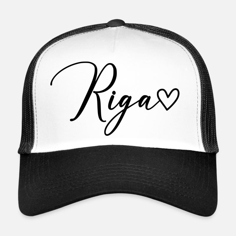 Riga Schrift Trucker Cap