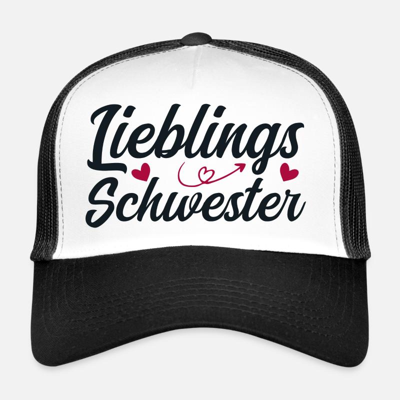 Lieblingsschwester Geschenk Geschenkidee Schwester Trucker Cap