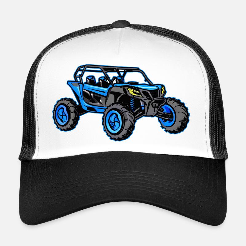 Offroad Buggy Blau Trucker Cap