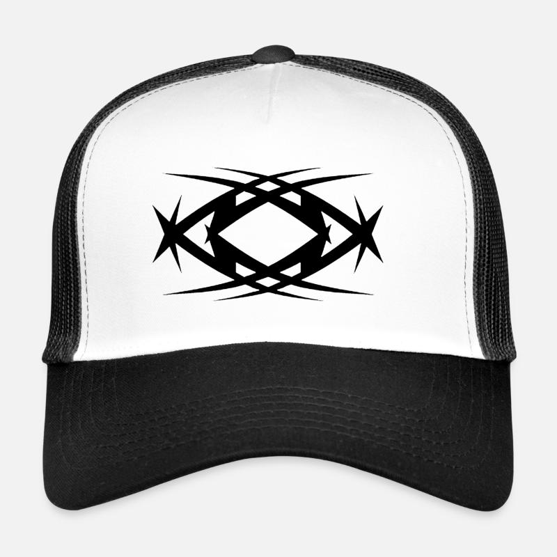 B1 - Trucker Cap - Weiß/Schwarz