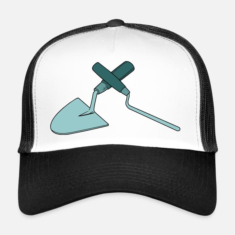 Clou et truelle à joints, maçon Casquette trucker 