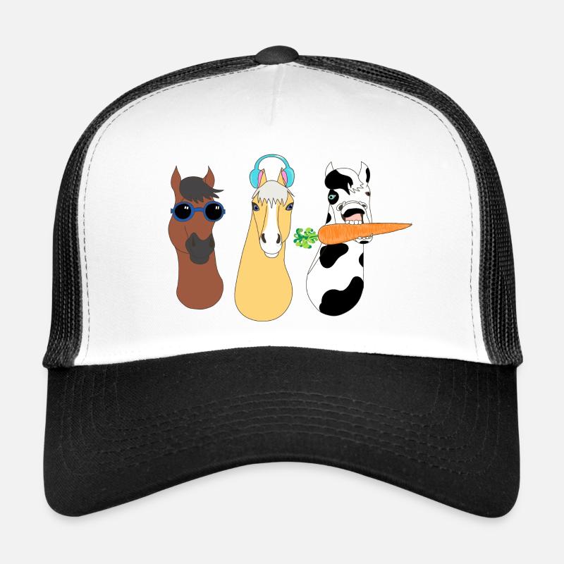 Funky Tierdesign mit bunten Accessoires Trucker Cap