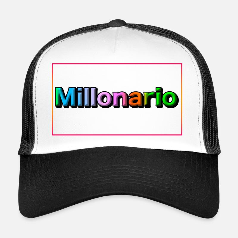 201442 - Trucker Cap - Weiß/Schwarz