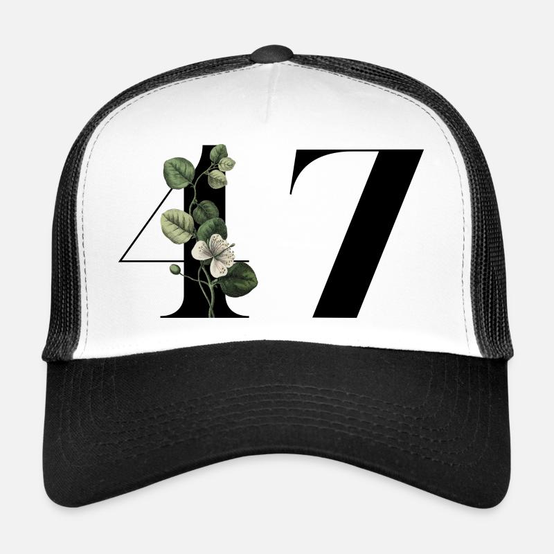 Nummer 47 Blumengrün - 47. Blumengeburtstag Trucker Cap