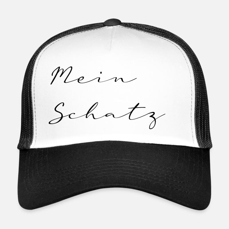 Mein Schatz - Trucker Cap - Weiß/Schwarz