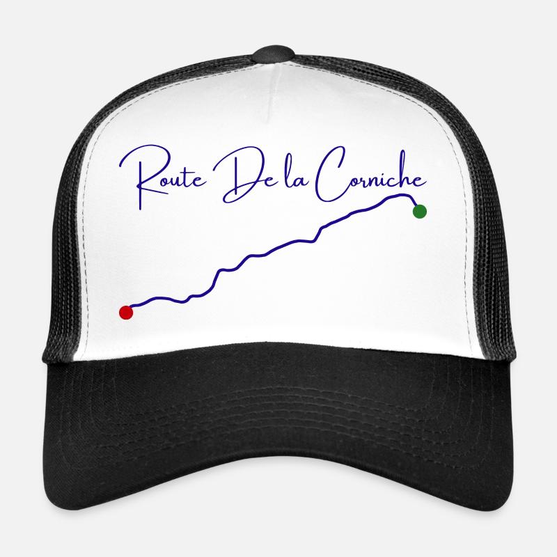 Route de la Corniche Hendaye - Socoa. Pays-Basque Casquette trucker 