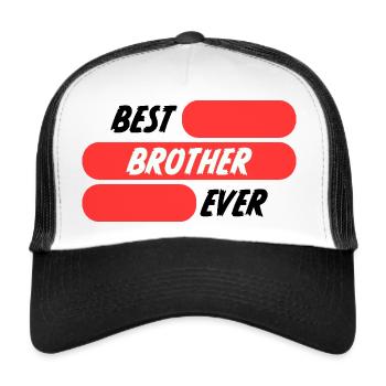 Best BROTHER ever - Trucker Cap - white/black - Front