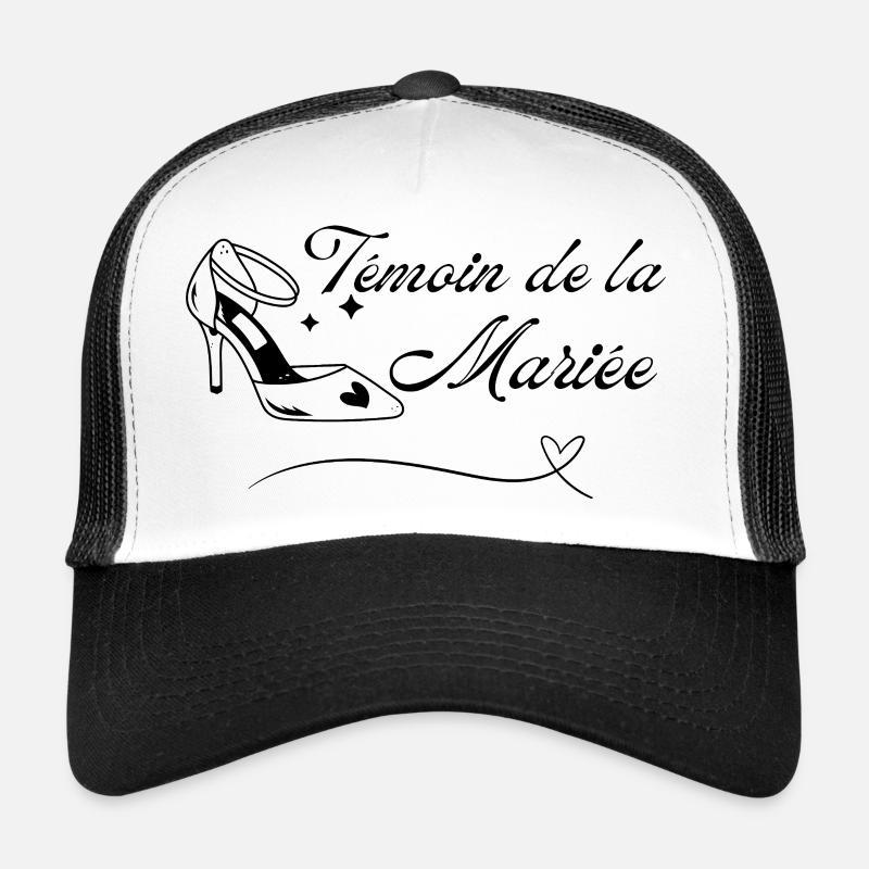 Témoin de la mariée Casquette trucker 