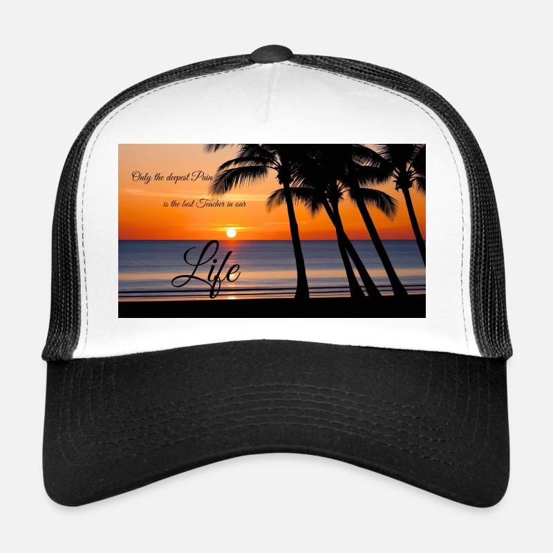 Pain - Trucker Cap - Weiß/Schwarz